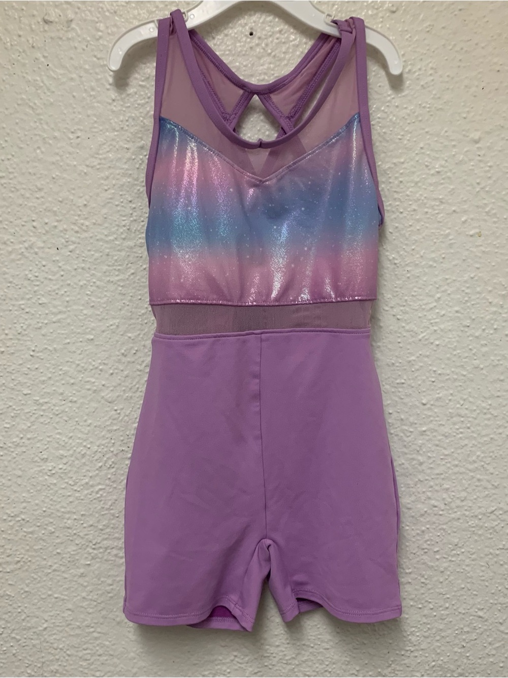 Cat & Jack Purple Lilac Dance Gymnastics Leotard, Girl's Size 6/6X